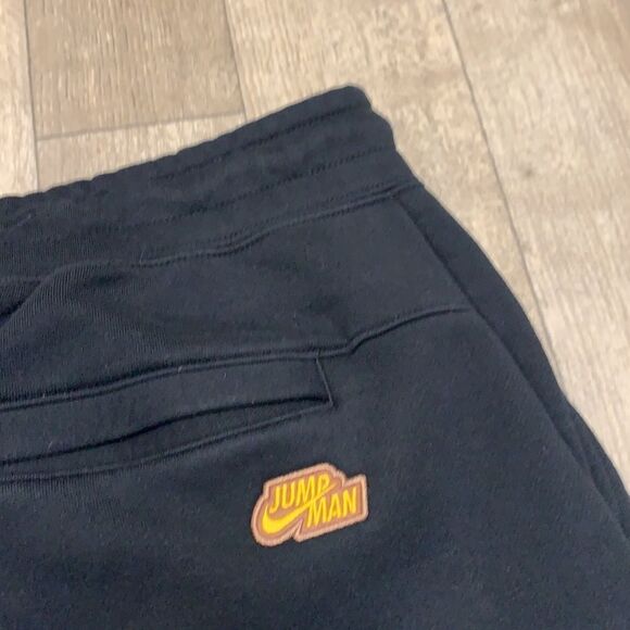 Jordan Black Joggers with Red and White Graphics - Picture 5 of 9